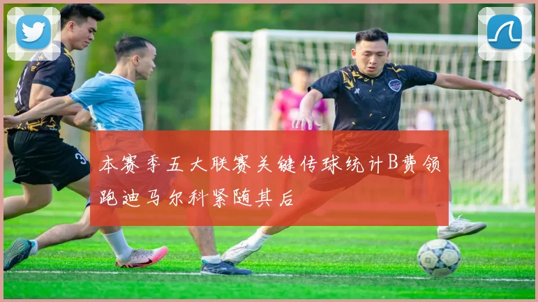 本赛季五大联赛关键传球统计B费领跑迪马尔科紧随其后